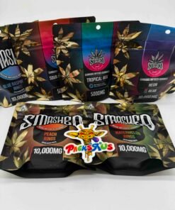 Smashed Cannabis Gummies (5000mg / 10000mg) – THC Infused Edibles
